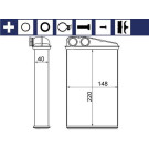 Mahle | Wärmetauscher, Innenraumheizung | AH 17 000S