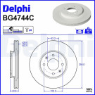 BG4744C Bremsscheibe BG4744C Bremsscheibe