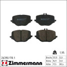Zimmermann Bremsbelagsatz, Scheibenbremse 26390.170.1
