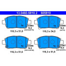 13.0460-5810.2 Bremsbelagsatz, Scheibenbremse