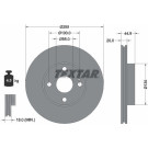 Textar | Bremsscheibe | 92096800