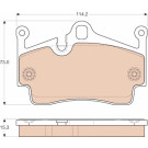 GDB1961 Bremsbelagsatz, Scheibenbremse GDB1961 Bremsbelagsatz, Scheibenbremse