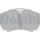 Delphi | Bremsbelagsatz, Scheibenbremse | LP1826