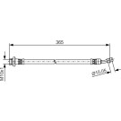 BOSCH | Bremsschlauch | 1 987 481 499