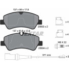 Textar Bremsbelagsatz, Scheibenbremse Q+ 2560303