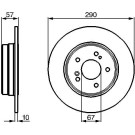 BOSCH | Bremsscheibe | 0 986 478 446