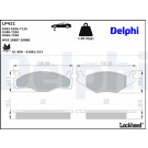 Delphi | Bremsbelagsatz, Scheibenbremse | LP421