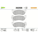 Valeo Bremsbelagsatz, Scheibenbremse ESSENTIAL 302508