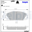 Delphi | Bremsbelagsatz, Scheibenbremse | LP2006