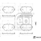 FEBI BILSTEIN 184235 Bremsbeläge FEBI BILSTEIN 184235 Bremsbeläge