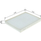 BOSCH 1 987 432 114 Innenraumfilter BOSCH 1 987 432 114 Innenraumfilter