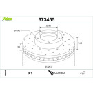 Valeo | Bremsscheibe | 673455