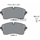 Textar Bremsbelagsatz, Scheibenbremse Q+ 2248503