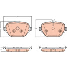GDB2191 Bremsbelagsatz, Scheibenbremse GDB2191 Bremsbelagsatz, Scheibenbremse