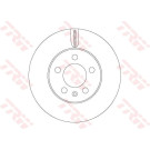 TRW | Bremsscheibe | DF6584