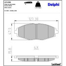 Delphi Bremsbelagsatz, Scheibenbremse LP1390