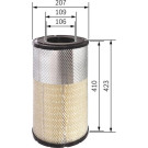 BOSCH F 026 400 269 Luftfilter