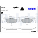 Delphi | Bremsbelagsatz, Scheibenbremse | LP1603 Delphi | Bremsbelagsatz, Scheibenbremse | LP1603