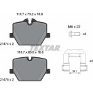 Textar Bremsbelagsatz, Scheibenbremse Q+ 2147401