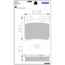 Delphi Bremsbelagsatz, Scheibenbremse LP946