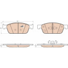 GDB2009 Bremsbelagsatz, Scheibenbremse COTEC GDB2009 Bremsbelagsatz, Scheibenbremse COTEC