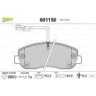 Valeo | Bremsbelagsatz, Scheibenbremse | 601150