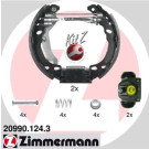 Zimmermann | Bremsbackensatz | 20990.124.3