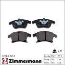ZIMMERMANN 22269.195.1 Bremsbeläge mit akustischer Verschleißwarnung ZIMMERMANN 22269.195.1 Bremsbeläge mit akustischer Verschleißwarnung