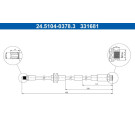 24.5104-0378.3 Bremsschlauch