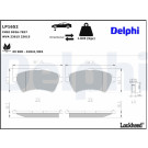 Delphi | Bremsbelagsatz, Scheibenbremse | LP1652
