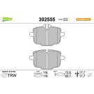 302555 Bremsbelagsatz, Scheibenbremse ESSENTIAL