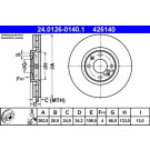 ATE | Bremsscheibe | 24.0126-0140.1