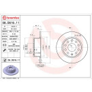 Brembo | Bremsscheibe | 08.D616.11