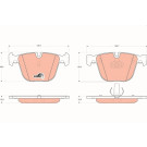 GDB1502 Bremsbelagsatz, Scheibenbremse COTEC GDB1502 Bremsbelagsatz, Scheibenbremse COTEC