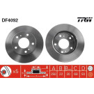 TRW | Bremsscheibe | DF4092