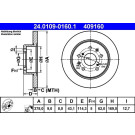 24.0109-0160.1 Bremsscheibe 24.0109-0160.1 Bremsscheibe