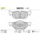 Valeo | Bremsbelagsatz, Scheibenbremse | 598703
