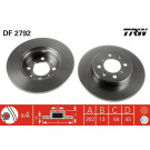 TRW | Bremsscheibe | DF2792