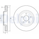 Delphi | Bremsscheibe | BG9121C