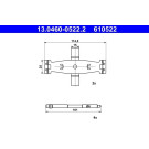 13.0460-0522.2 Zubehörsatz, Scheibenbremsbelag 13.0460-0522.2 Zubehörsatz, Scheibenbremsbelag
