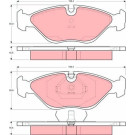 GDB969 Bremsbelagsatz, Scheibenbremse GDB969 Bremsbelagsatz, Scheibenbremse