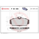 Brembo | Bremsbelagsatz, Scheibenbremse | P 56 036