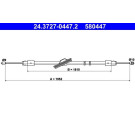 24.3727-0447.2 Seilzug, Feststellbremse 24.3727-0447.2 Seilzug, Feststellbremse