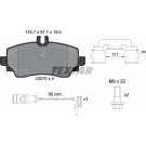 2307005 Bremsbelagsatz, Scheibenbremse Q+