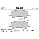 Valeo | Bremsbelagsatz, Scheibenbremse | 302223