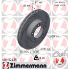 Zimmermann | Bremsscheibe | 460.1526.55