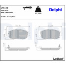 Delphi | Bremsbelagsatz, Scheibenbremse | LP1140 Delphi | Bremsbelagsatz, Scheibenbremse | LP1140