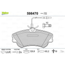 Valeo | Bremsbelagsatz, Scheibenbremse | 598470