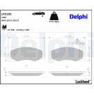 Delphi | Bremsbelagsatz, Scheibenbremse | LP2192 Delphi | Bremsbelagsatz, Scheibenbremse | LP2192