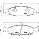 Brembo | Bremsbelagsatz, Scheibenbremse | P 37 005